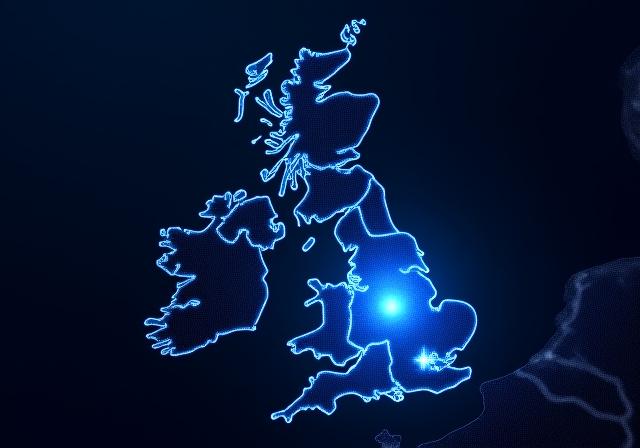 Map of our United Kingdom corporate location in the Stirling region
