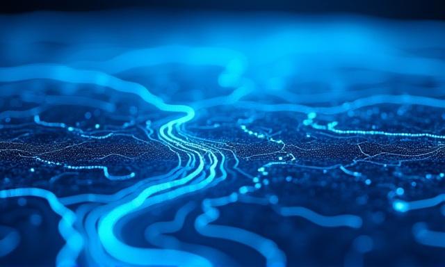 Abstract topographical navigation lines representing legal structure
